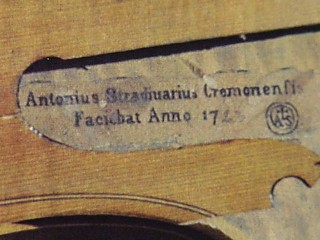 Example of facsimile label 